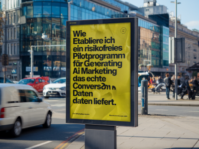 Wie etabliere ich ein risikofreies pilotprogramm für generative ai im marketing, das echte conversion daten liefert